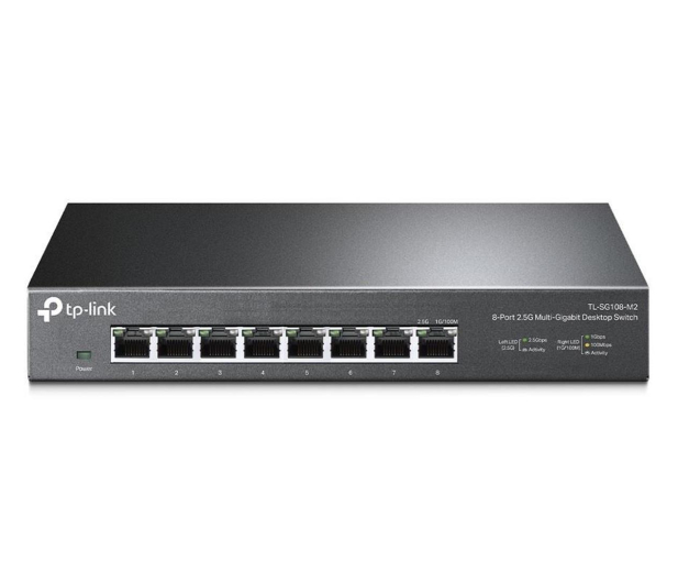 TP-Link 8p TL-SG108-M2 Metal (8x100/1000/2500Mbit) - 634095 - zdjęcie